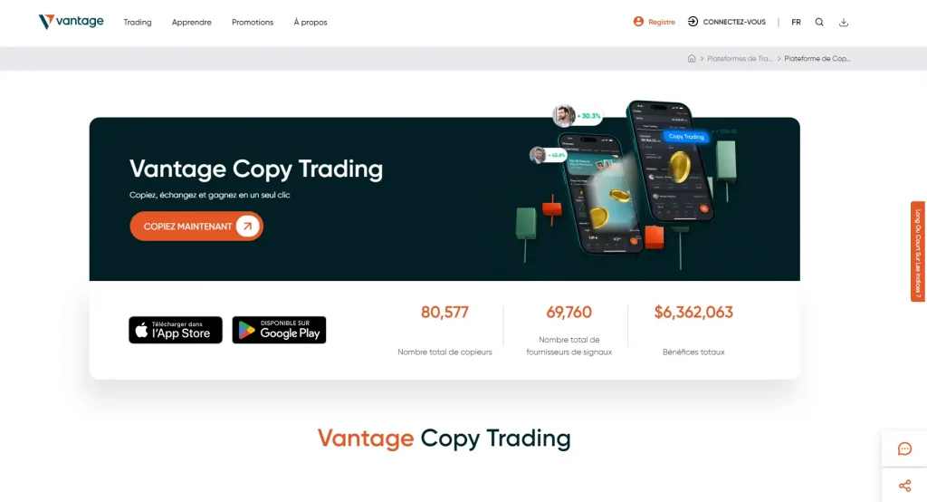 Vantage Copy Trading